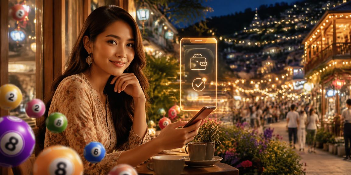 Paparan layar kategori loteri di Malaysia