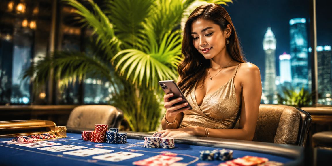 Permainan baccarat kasino langsung di Selangor